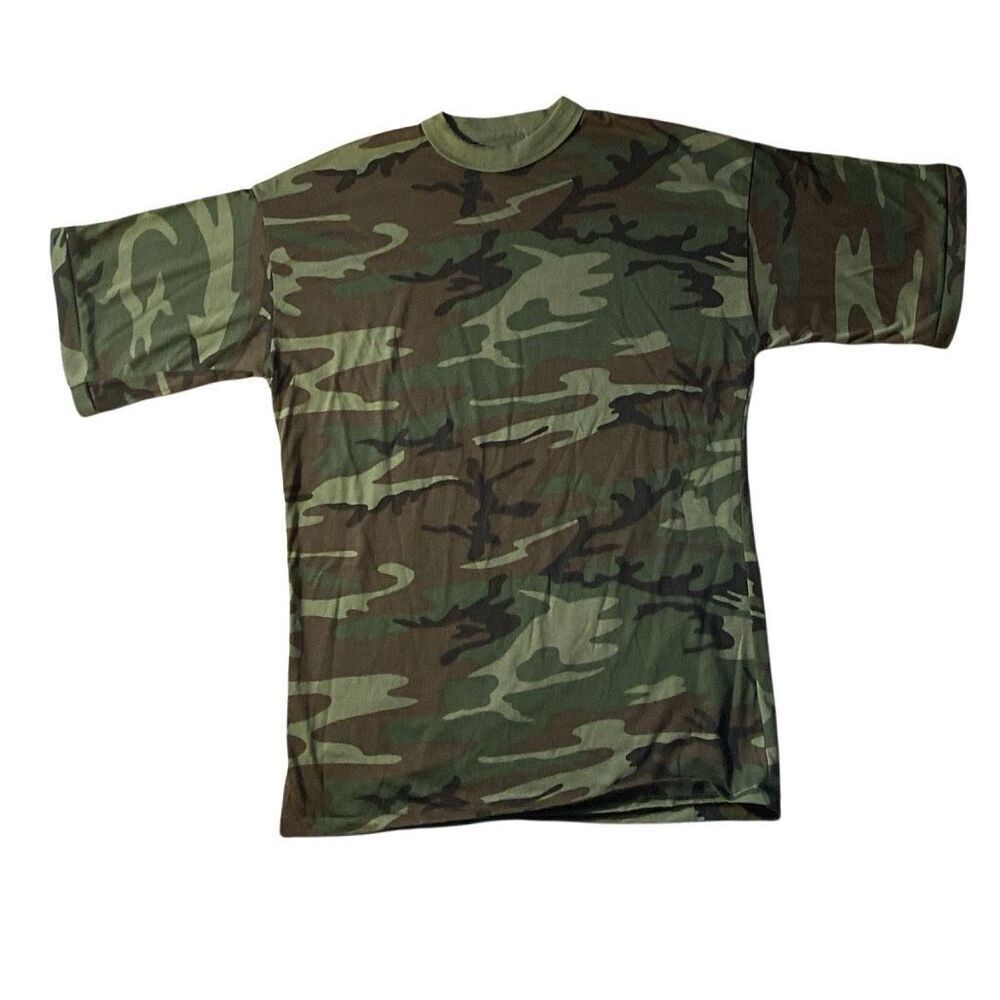 Vintage 80s Military Camo Army BDU Size Medium USA Field 70s NWOT streetwear